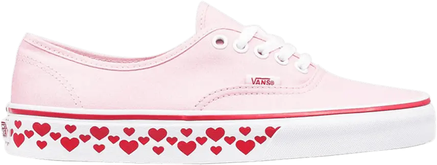  Vans Authentic Kids &#039;Hearts Tape - Pink Lady&#039;