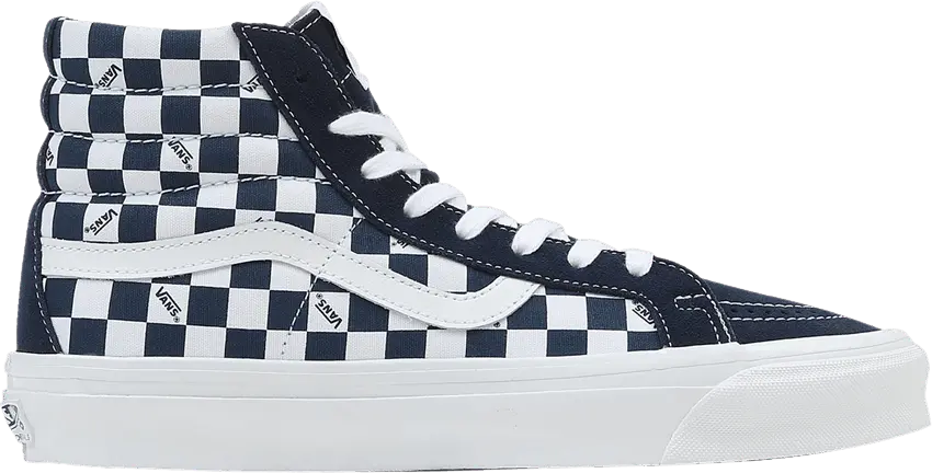  Vans OG Sk8-Hi LX &#039;Checkerboard - Dress Blues&#039;