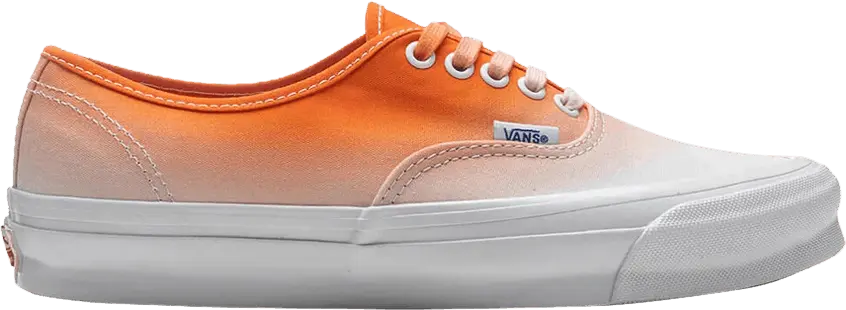  Vans OG Authentic LX &#039;Dip Dye - Orange White&#039;