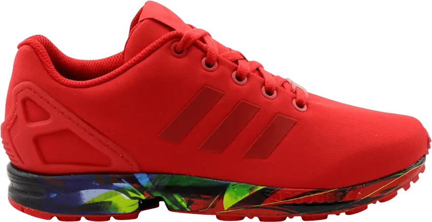  Adidas ZX Flux J &#039;Scarlet Red&#039;