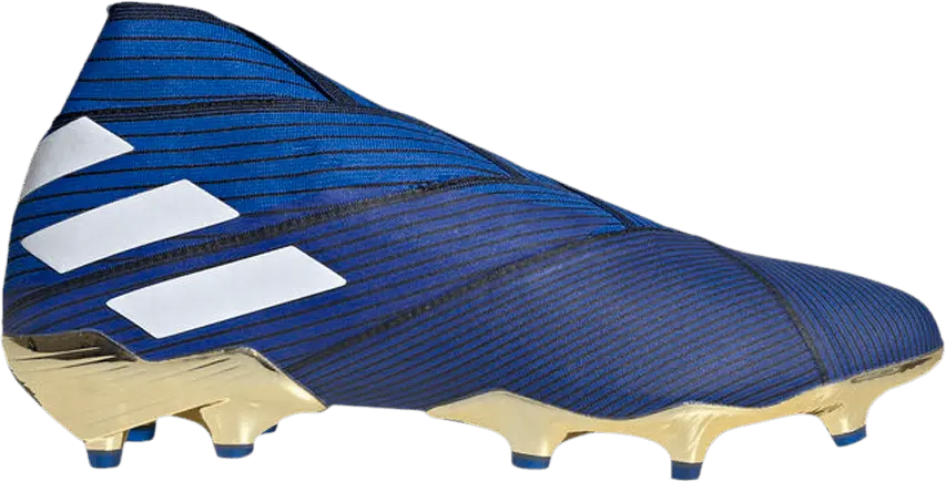  Adidas Nemeziz 19+ FG &#039;Football Blue Gold&#039;