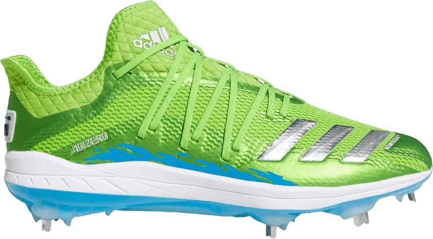  Adidas Adizero Afterburner 6 Grail Speed &#039;Solar Green Cyan&#039;