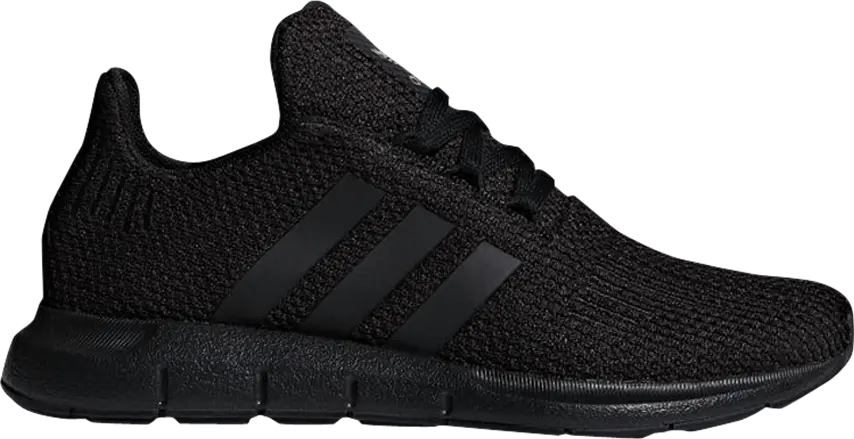  Adidas Swift Run J &#039;Triple Black&#039;