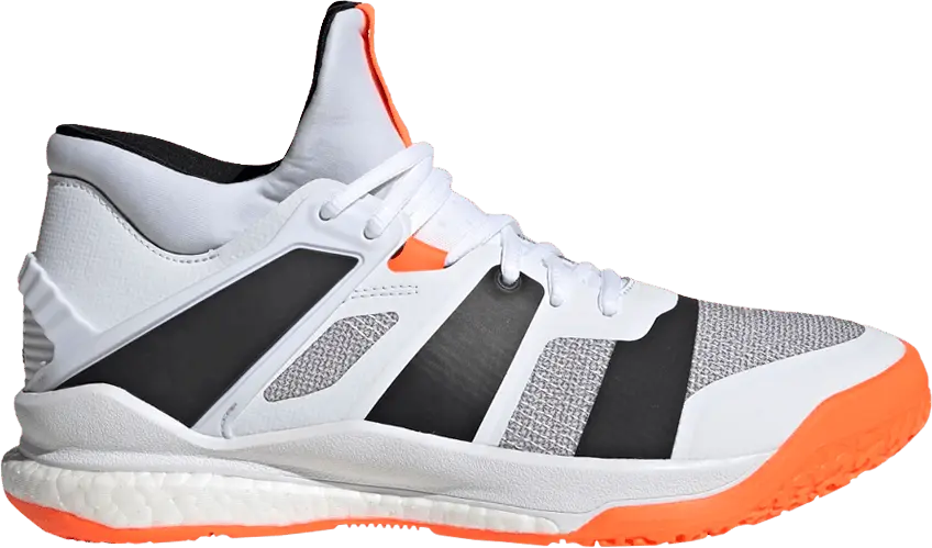  Adidas Stabil X Mid &#039;White Solar Orange&#039;