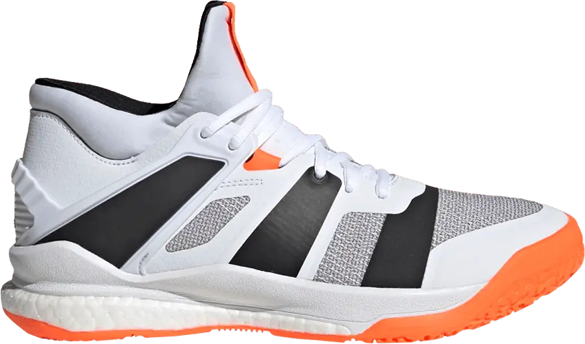 Adidas Stabil X Mid &#039;White Solar Orange&#039;