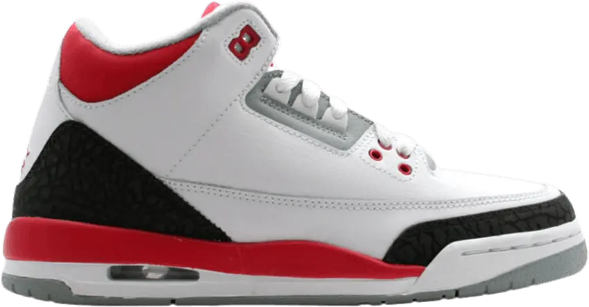  Jordan 3 Retro Fire Red (2007) (GS)