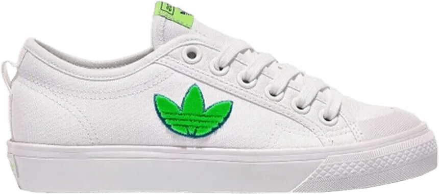  Adidas Nizza Trefoil &#039;White Signal Green&#039;