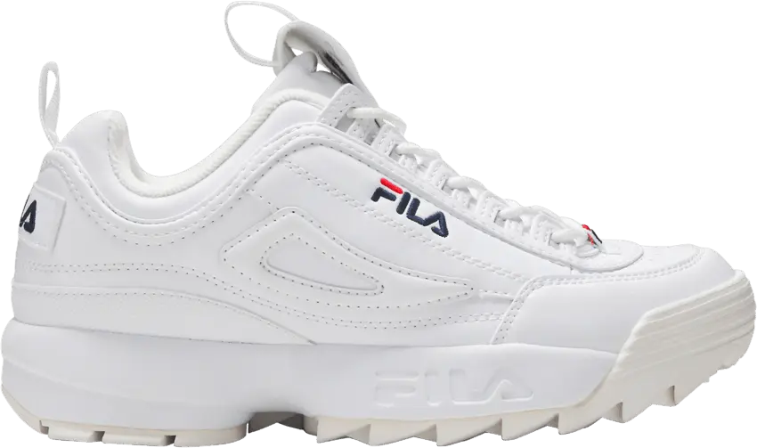  Fila Disruptor 2 Premium White Navy Red