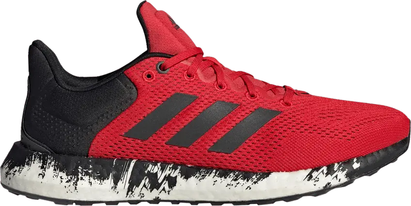  Adidas PureBoost 21 &#039;Vivid Red Black&#039;