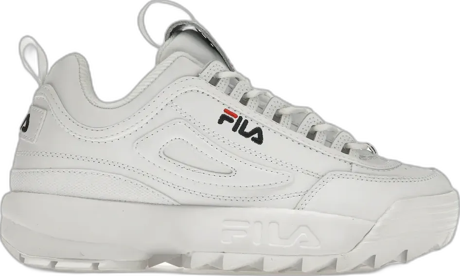  Fila Disruptor 2 White Navy Red (Women&#039;s)