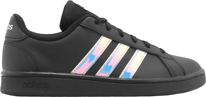  Adidas Grand Court Base &#039;Black Iridescent&#039;