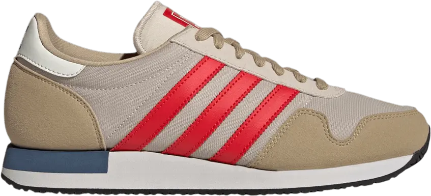  Adidas USA 84 &#039;Core Brown Vivid Red&#039;