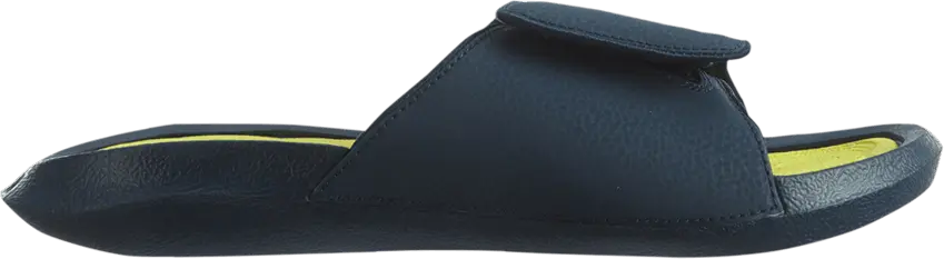 Jordan Hydro 6 Slide &#039;Navy Electrolime&#039;
