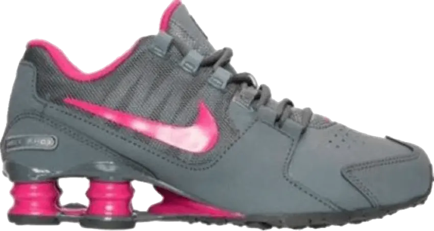  Nike Shox Avenue GS &#039;Cool Grey Vivid Pink&#039;