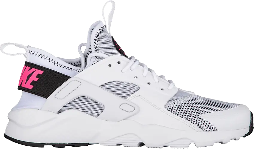  Nike Air Huarache Run Ultra GS &#039;White Black Pink Blast&#039;