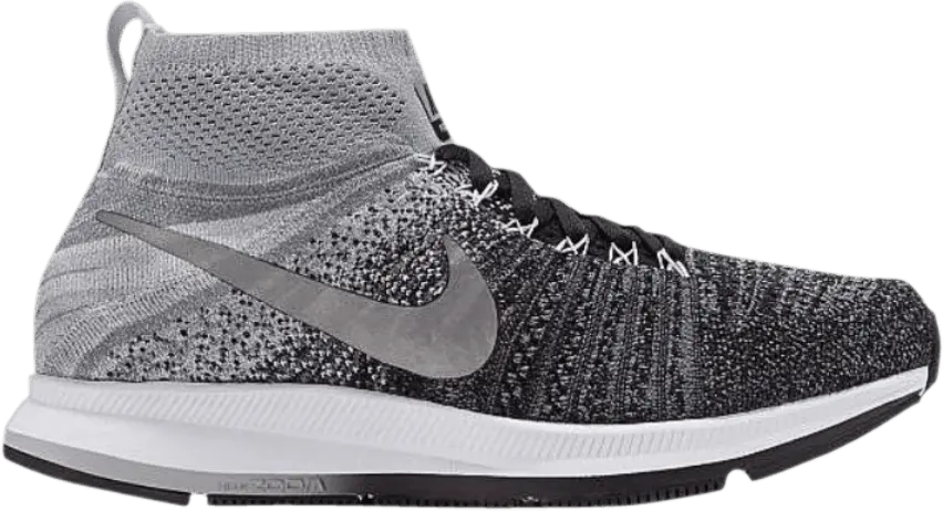 Nike Zoom Pegasus All Out Flyknit GS &#039;Black Grey&#039;