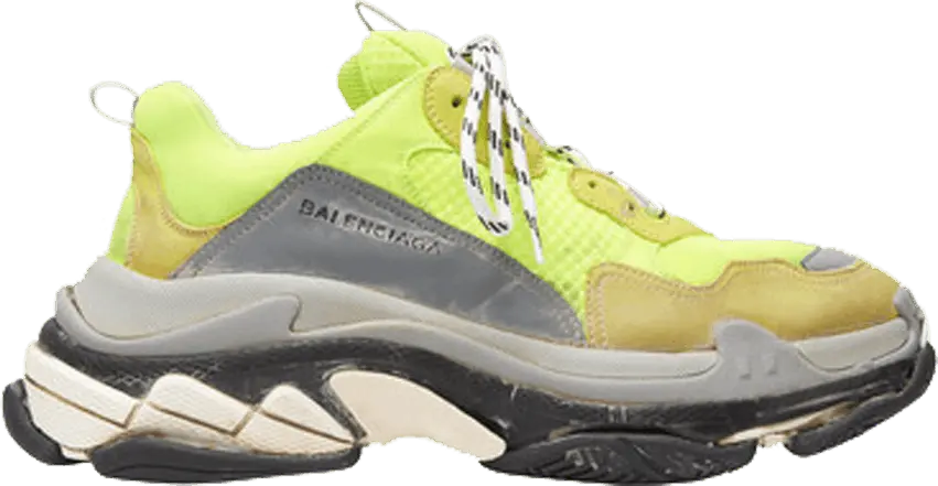  Balenciaga Triple S Sneaker &#039;Yellow&#039; 2018