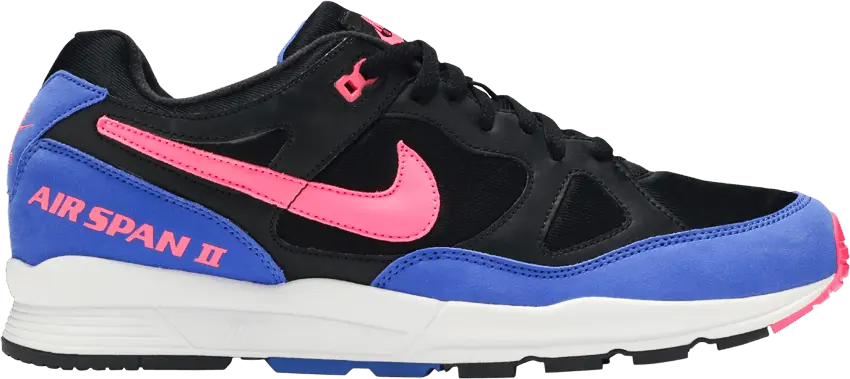  Nike Air Span 2 Black Hyper Pink Hyper Royal