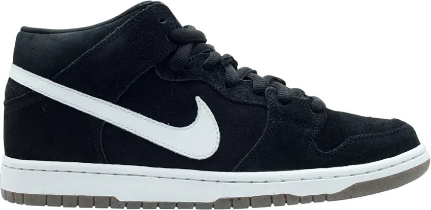  Nike SB Dunk Mid Pro Black White