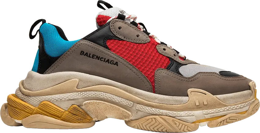  Balenciaga Triple S Sneaker &#039;Blue Red&#039; 2018