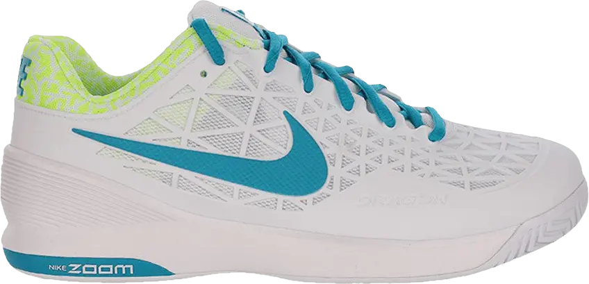  Nike Zoom Cage 2 &#039;White Volt Blue Lagoon&#039;