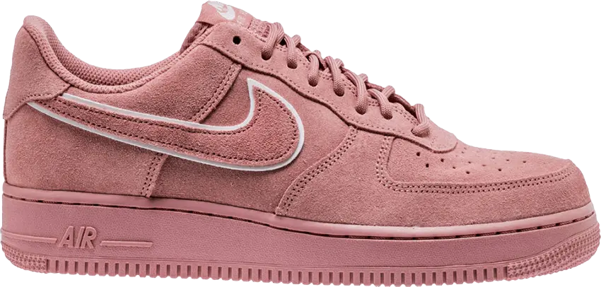  Nike Air Force 1 Low &#039;07 LV8 Suede Red Stardust