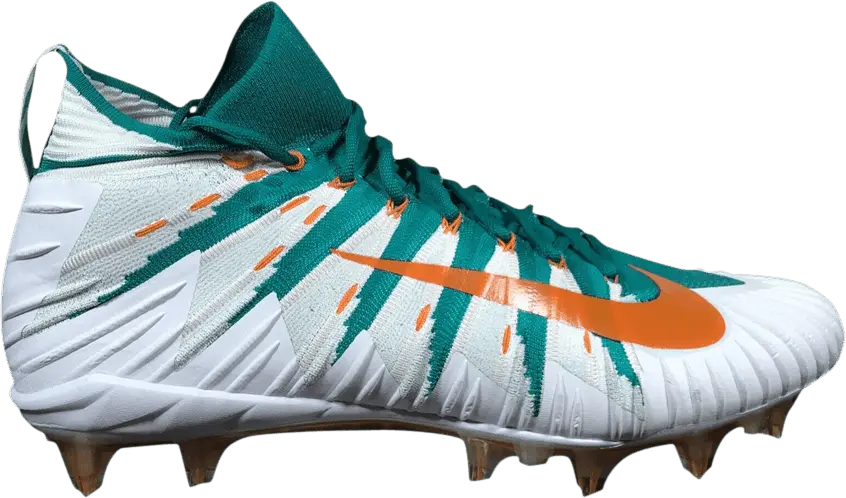  Nike Alpha Menace Elite Flyknit &#039;Miami Dolphins&#039;