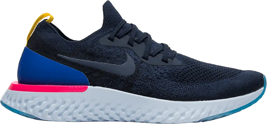  Nike Epic React Flyknit College Navy