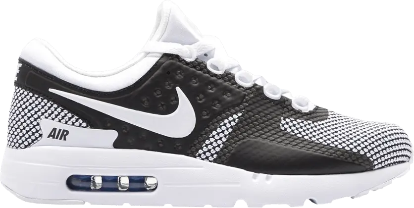  Nike Air Max Zero Essential &#039;Black White&#039;