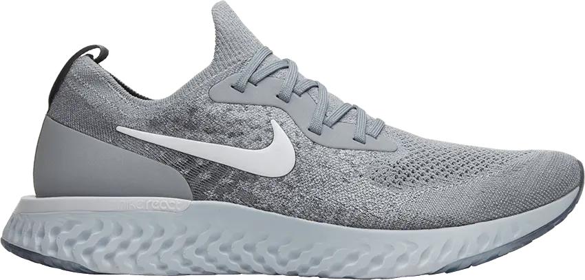  Nike Epic React Flyknit Wolf Grey