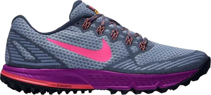  Nike Wmns Air Zoom Wildhorse 3 &#039;Ocean Fog Hyper Violet&#039;