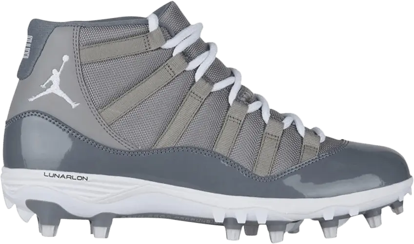  Jordan 11 Retro Cleat Cool Grey