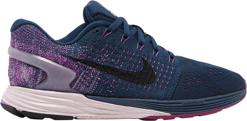  Nike Wmns LunarGlide 7 &#039;Brave Blue Vivid Purple&#039;