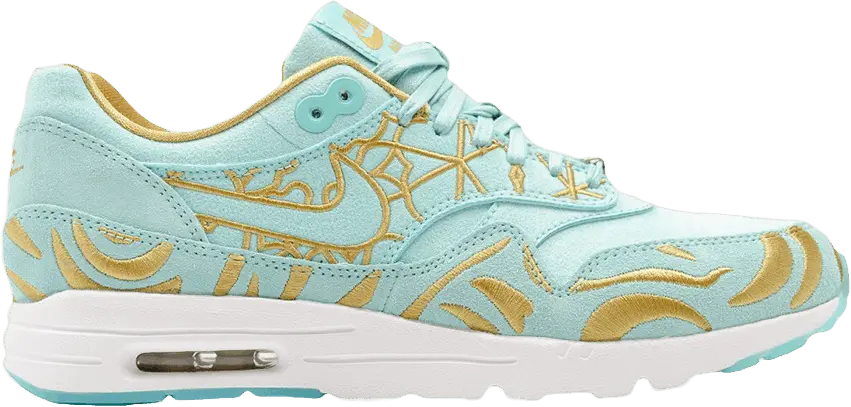  Nike Air Max 1 Ultra Lotc Qs Island Green Island Green-Flt Gld (Women&#039;s)