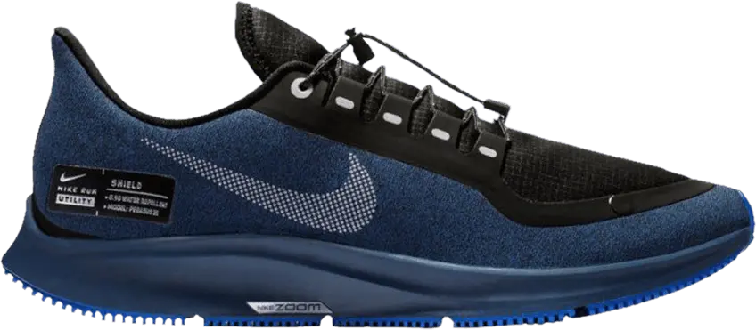  Nike Air Zoom Pegasus 35 Shield &#039;Black Blue Void&#039;