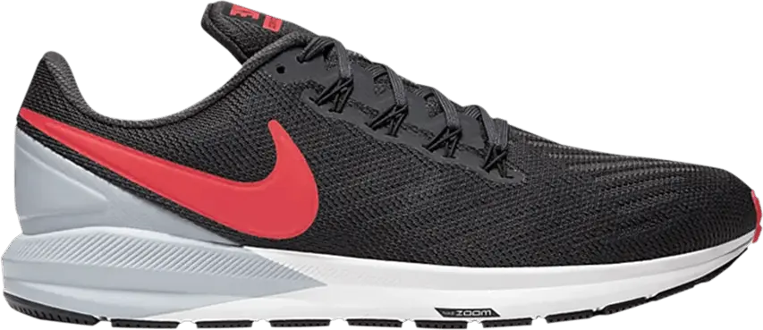  Nike Air Zoom Structure 22 &#039;Anthracite Bright Crimson&#039;