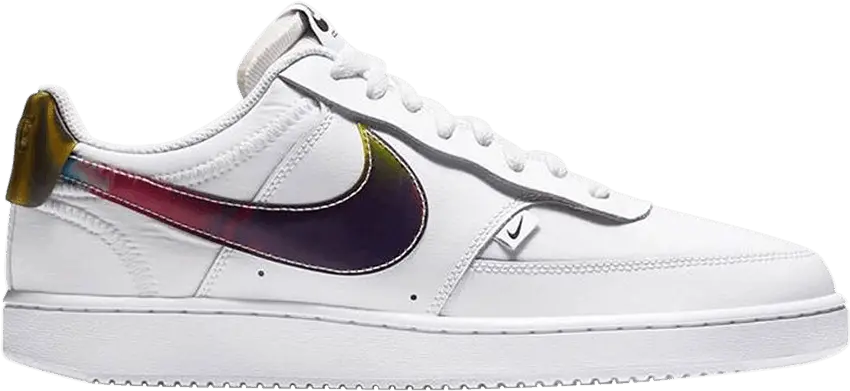 Nike Court Vision Low Premium &#039;White Rainbow Swoosh&#039;