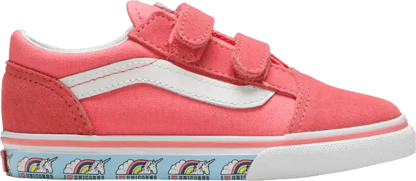  Vans Old Skool V Toddler &#039;Unicorn&#039;