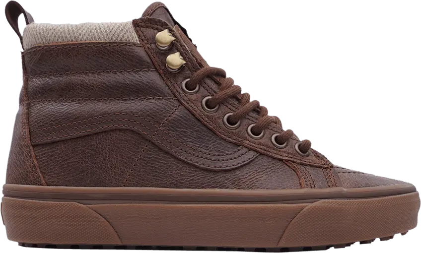  Vans Sk8-Hi MTE Leather &#039;Brown&#039;