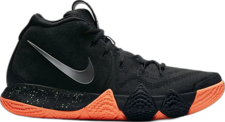 Nike Kyrie 4 Black Metallic Silver