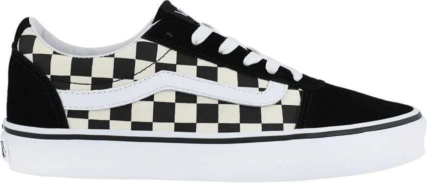  Vans Wmns Ward &#039;Checkerboard Black White&#039;