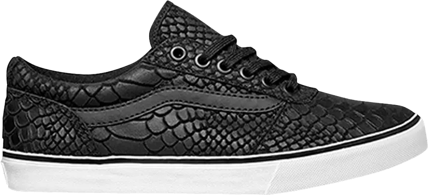  Vans Wmns Maddie &#039;Snake - Black Silver&#039;