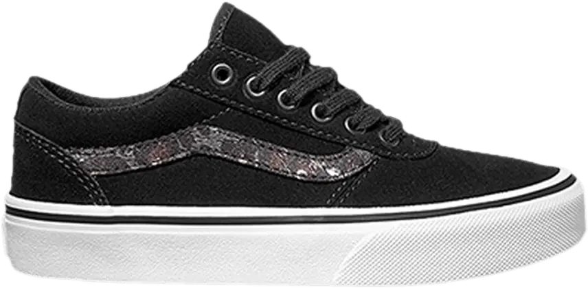  Vans Maddie Kids &#039;Cheetah - Black White&#039;