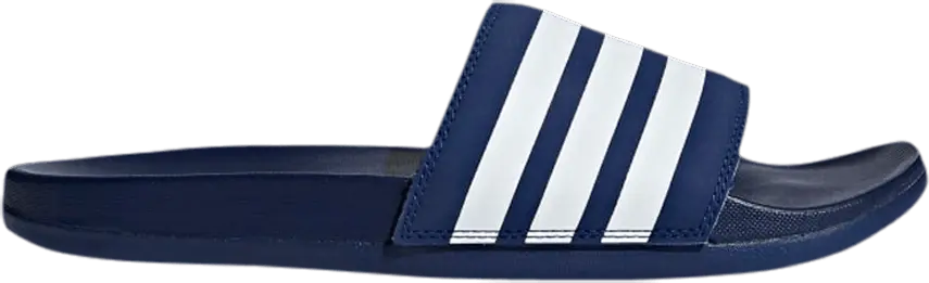  Adidas Adilette Comfort Slides &#039;Dark Blue White&#039;