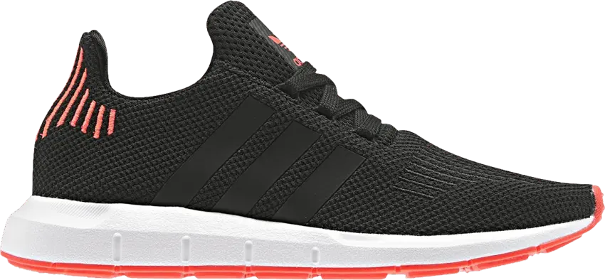  Adidas Swift Run J &#039;Black Solar Red&#039;