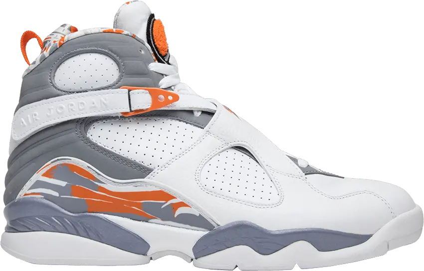  Jordan 8 Retro Orange White