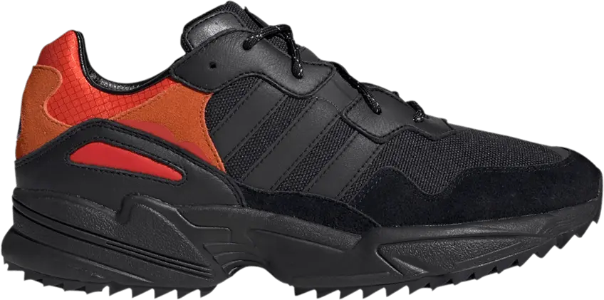  Adidas Yung-96 Trail &#039;Black Flash Orange&#039;