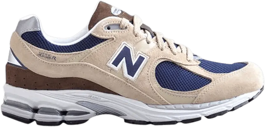  New Balance 2002R Beige Navy Blue