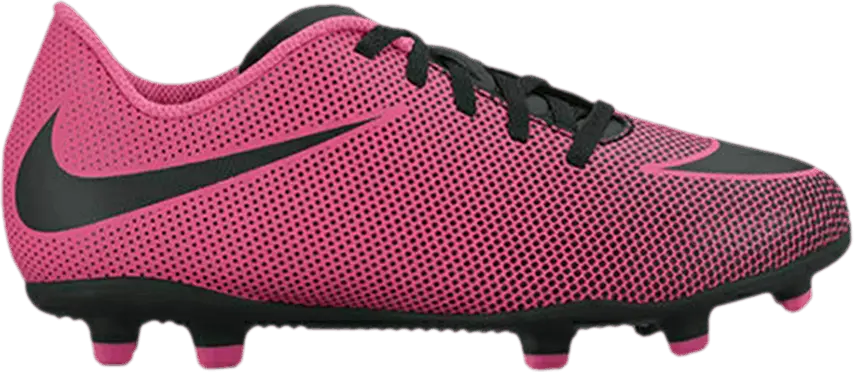 Nike Bravata 2 FG GS &#039;Pink Blast Black&#039;