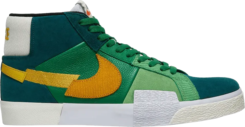  Nike Zoom Blazer Mid Premium SB &#039;Mosaic Pack - Aloe Verde&#039; Sample